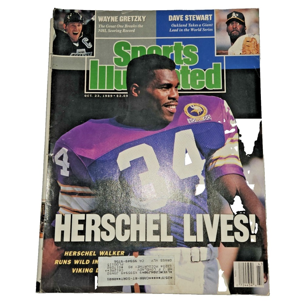 October 23, 1989 Herschel Lives SPORTS ILLUSTRATED